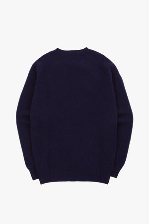 BRUSHED SHETLAND CREWNECK