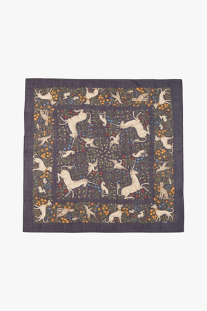 Unicorn Garden Wool/Silk Scarf