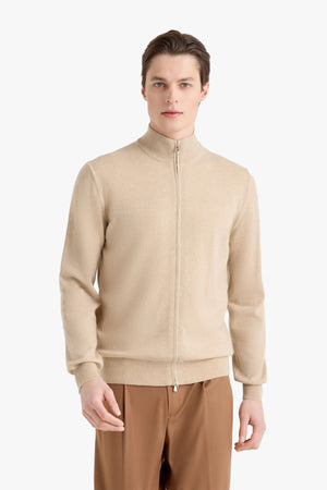 Wool/Cashmere Half Zip