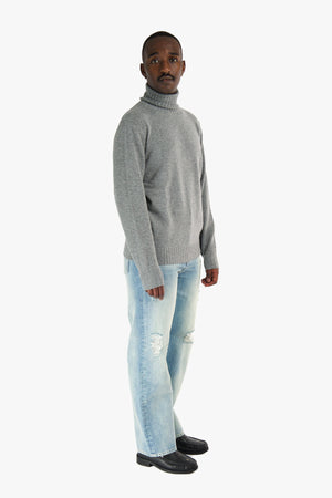 Wool/Cashmere Turtleneck Sweater