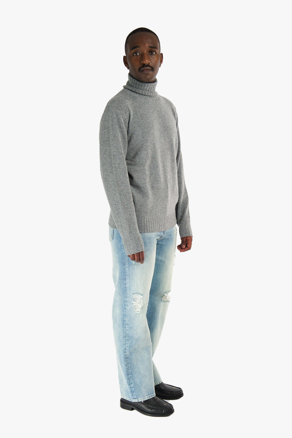 Wool/Cashmere Turtleneck Sweater