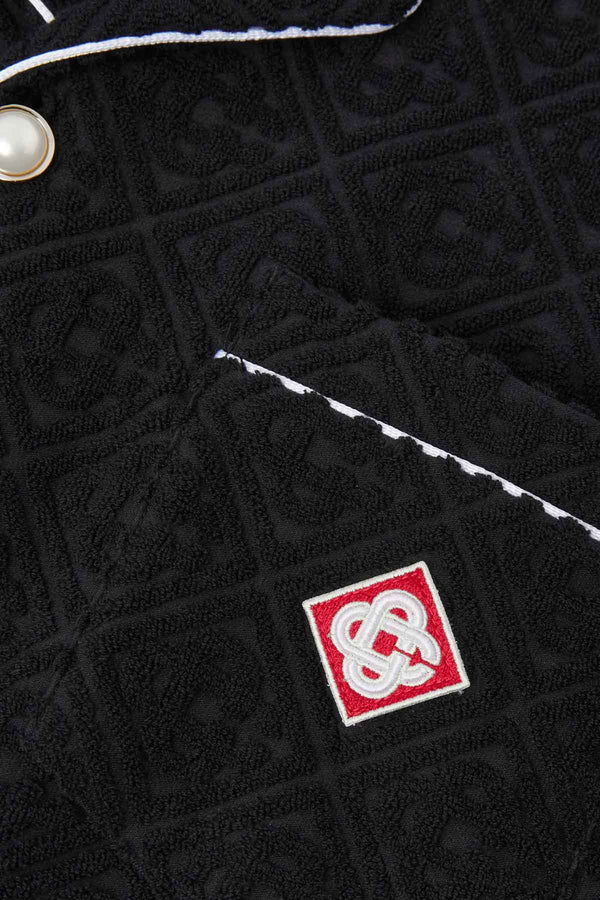 TOWELLING MONOGRAM SHIRT