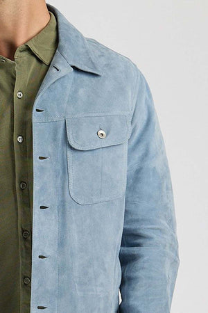 Davis Suede Trucker Jacket