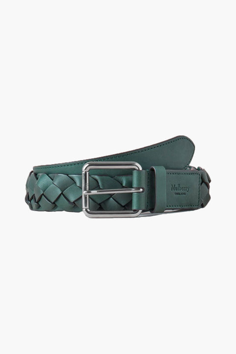 Heritage Braid Belt Mulberry Green