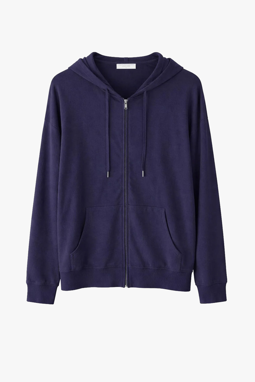 Cotton Stretch Zip Hoodie