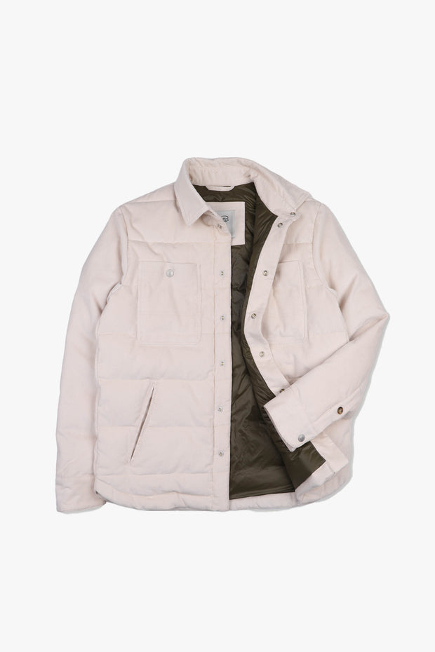 Corduroy Padded Overshirt