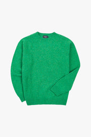 BRUSHED SHETLAND CREW NECK JUMPER