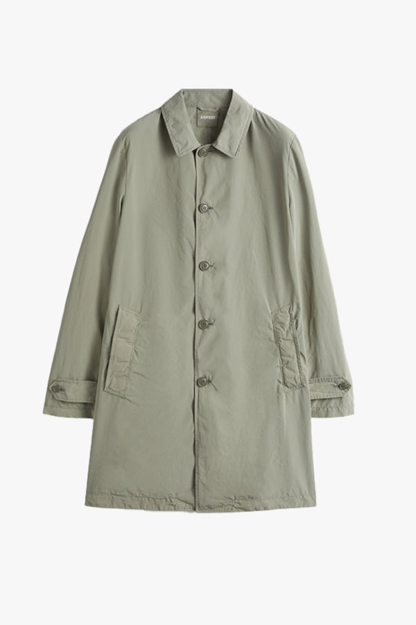 COMPACT NYLON AND POLYESTER RAINCOAT