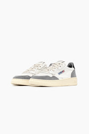 Medalist Low Suede Sneakers White/Grey