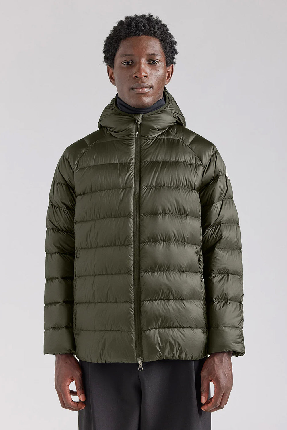Arial Hooded Down Jacket
