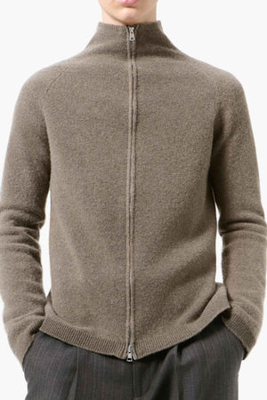 Line Zip Cardigan