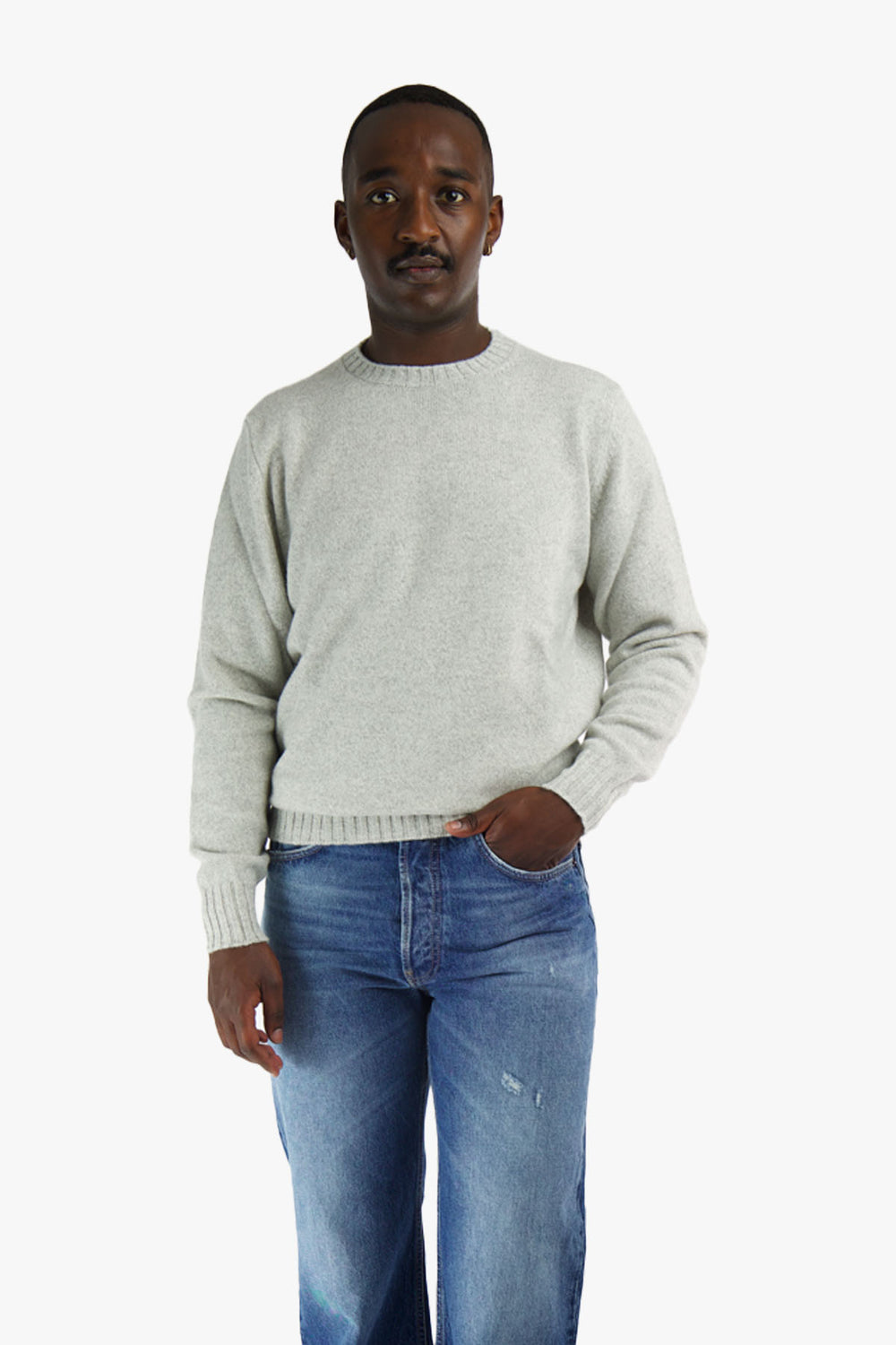 Crewneck Wool Cashmere