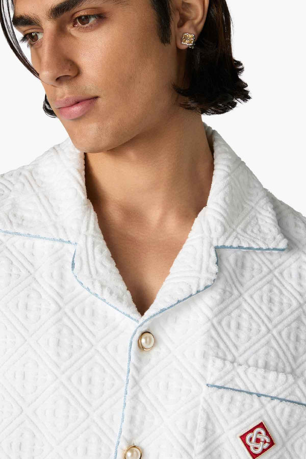TOWELLING MONOGRAM SHIRT
