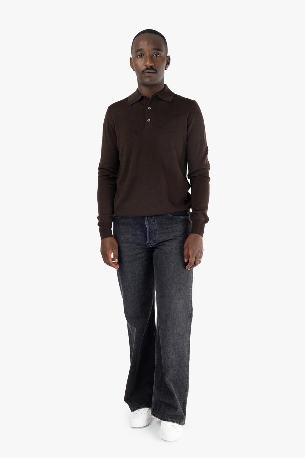 Polo shirt long sleeve