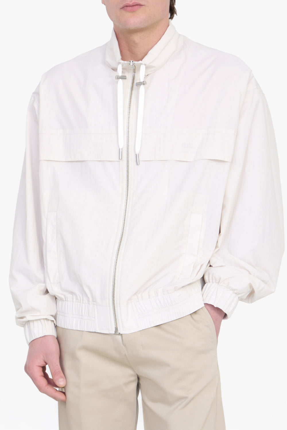 Zipped Windbreaker Jacket