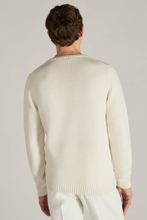 Knitted Cotton Crewneck