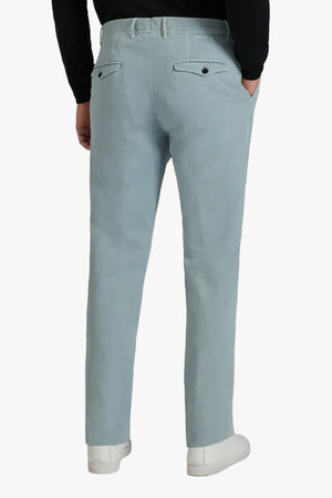 Tapered Fit Cotton Trousers