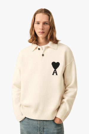 AMI DE COEUR POLO SWEATER