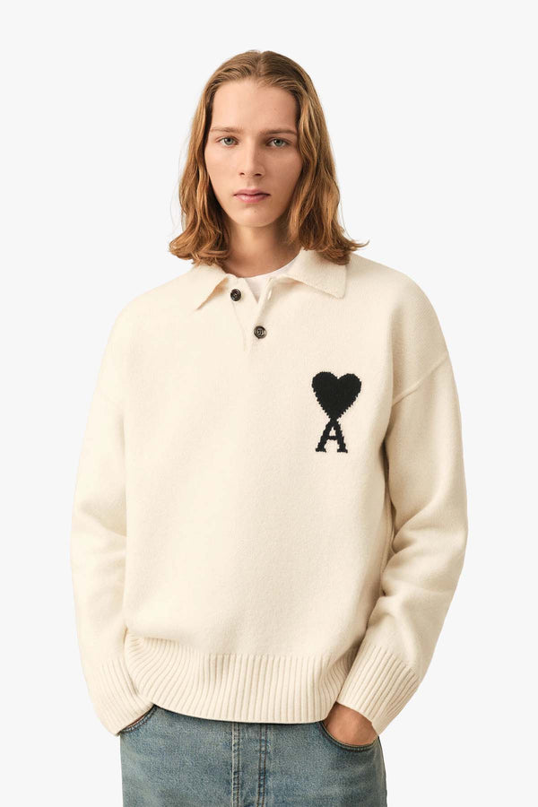 AMI DE COEUR POLO SWEATER