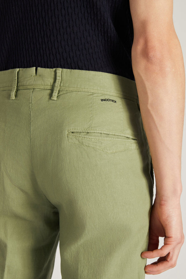 Slim Fit Textured Slack Chino