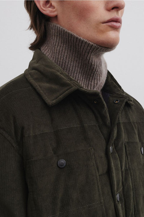 Corduroy Padded Overshirt