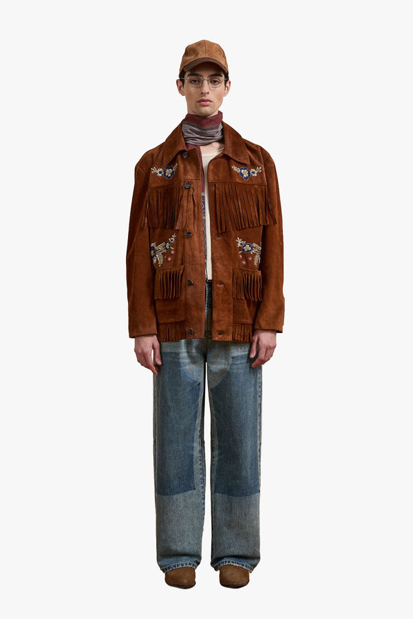 Western Suede Fringe Jacket