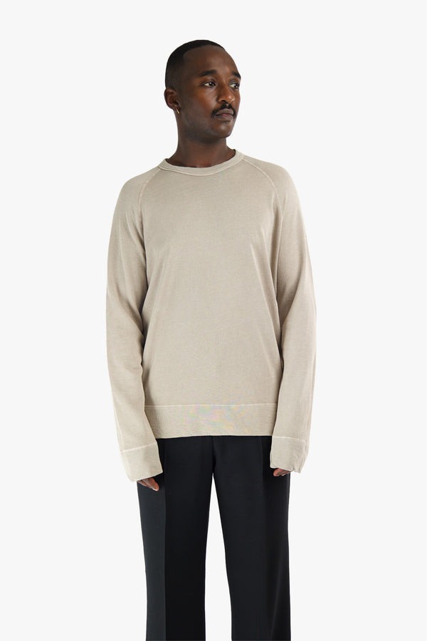 Vintage Cotton Raglan Crewneck