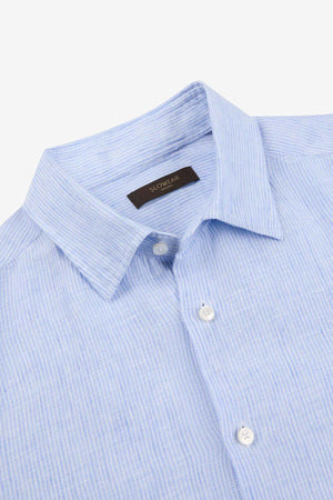 Pinstripe Linen Shirt