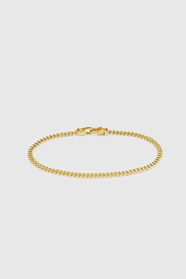 Curb Bracelet M Gold