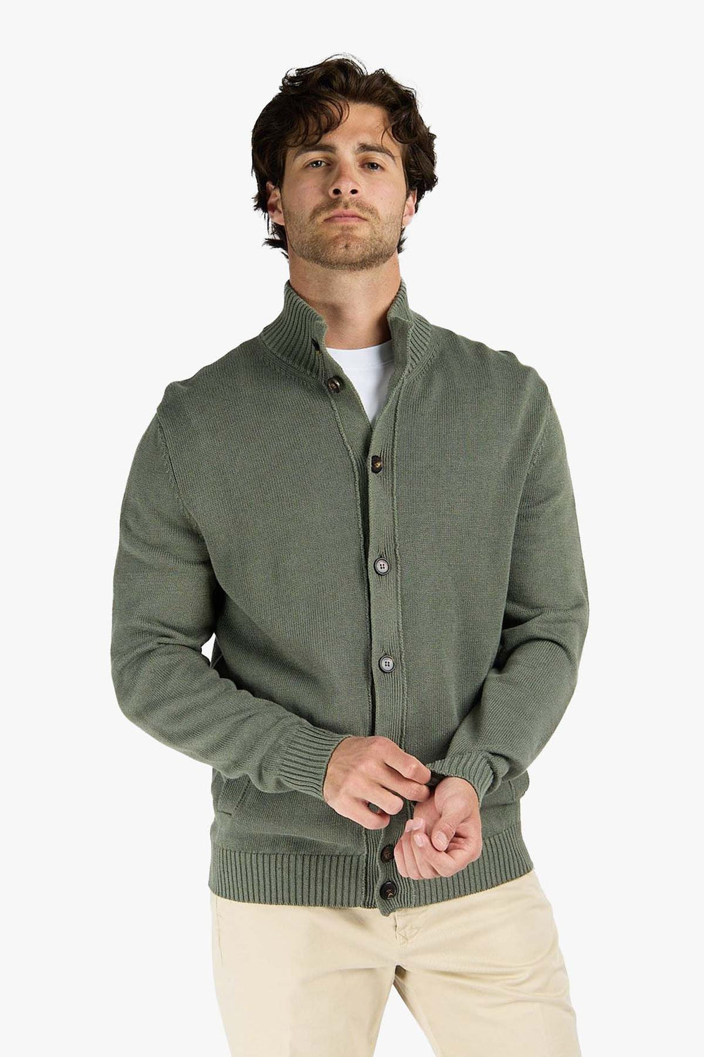 Cotton Knitted Cardigan