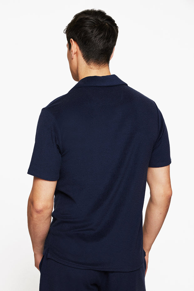 Faustino Terry Cotton Blend Polo