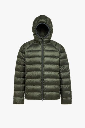 Arial Hooded Down Jacket