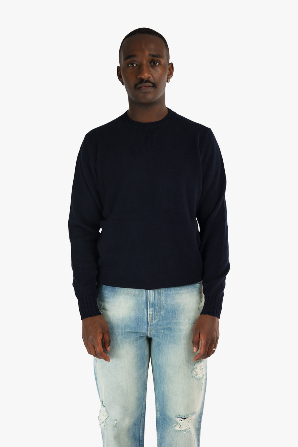 Crewneck Wool Cashmere
