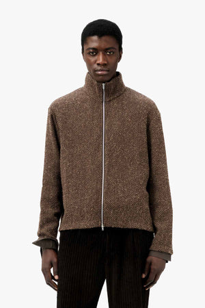 Shrunken Fullzip Wool Polo