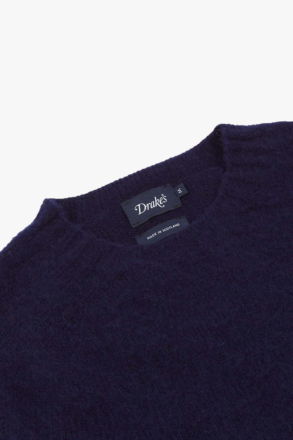 BRUSHED SHETLAND CREWNECK