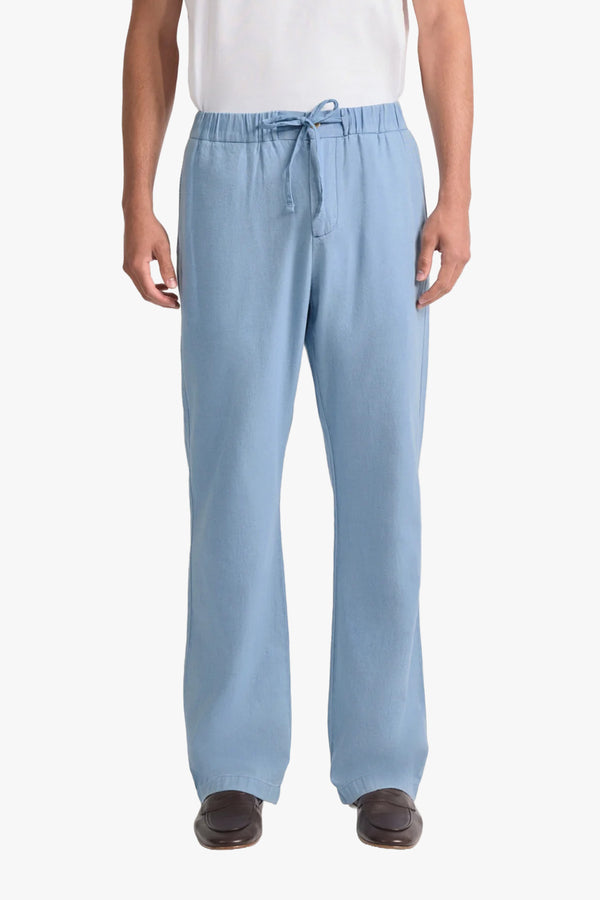 Rocha Cotton Denim Twill Wide Leg Trouser