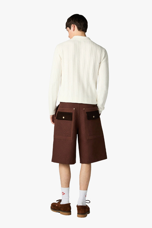 BOUCLE LONG SLEEVE POLO