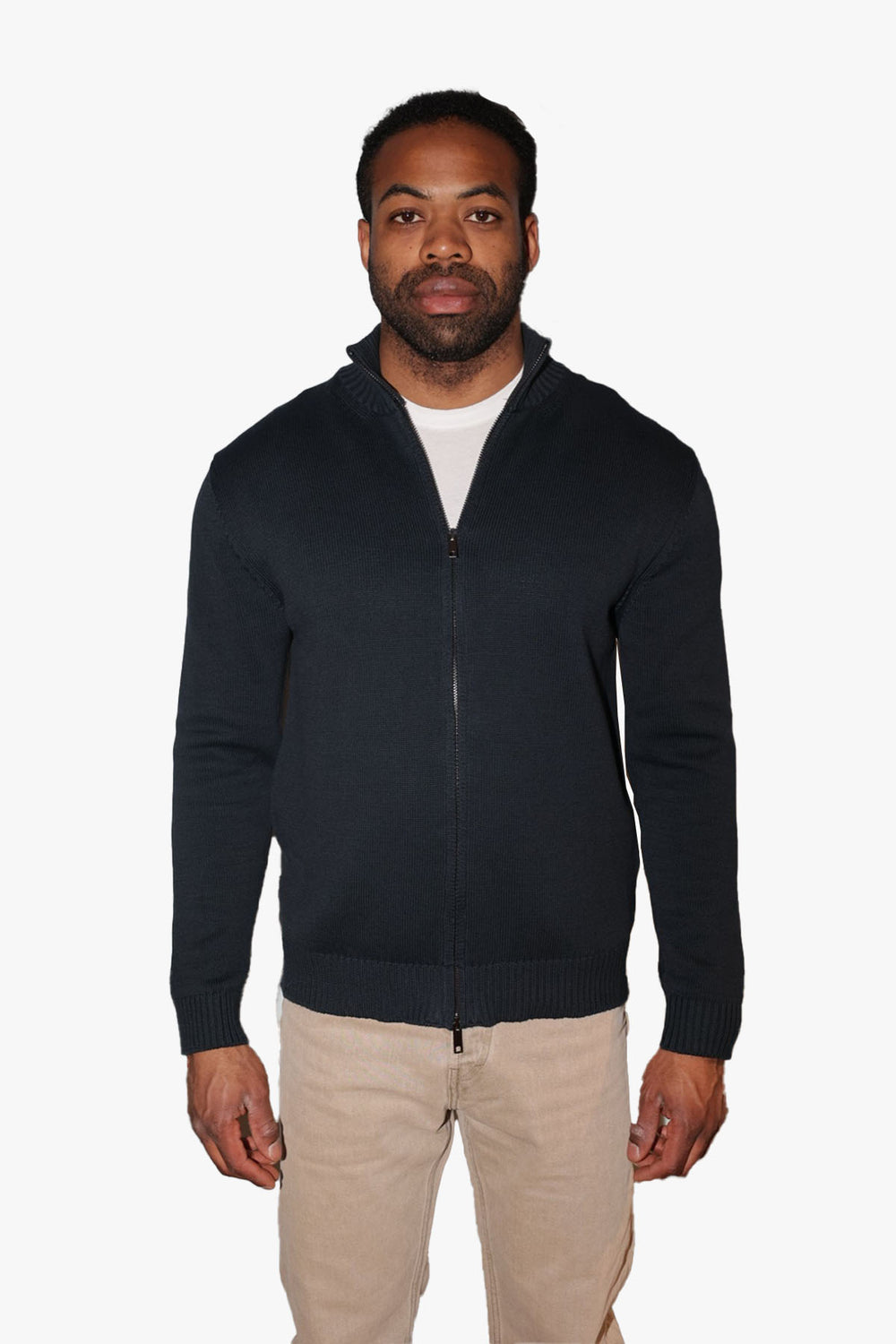 Cotton Fullzip Sweater
