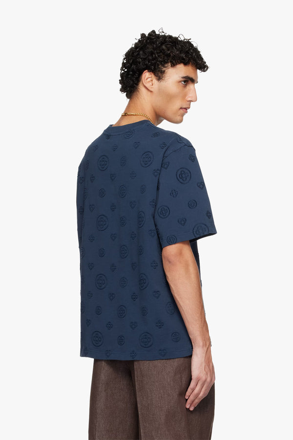 APPLIQUE MONOGRAM OVERSIZED T-SHIRT