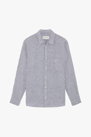 Telles Linen Striped Shirt