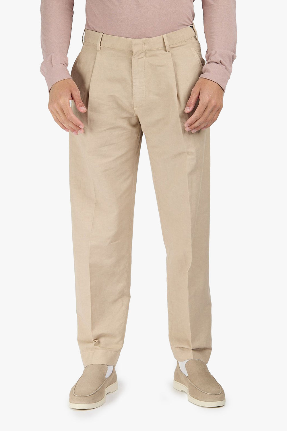 Washed Cotton Trousers