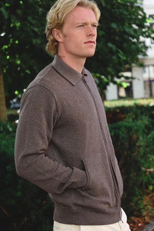 Wool/Cashmere Full Zip