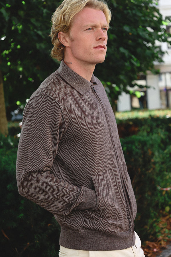 Wool/Cashmere Full Zip