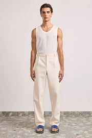 Aldo Cotton Pleat Trousers