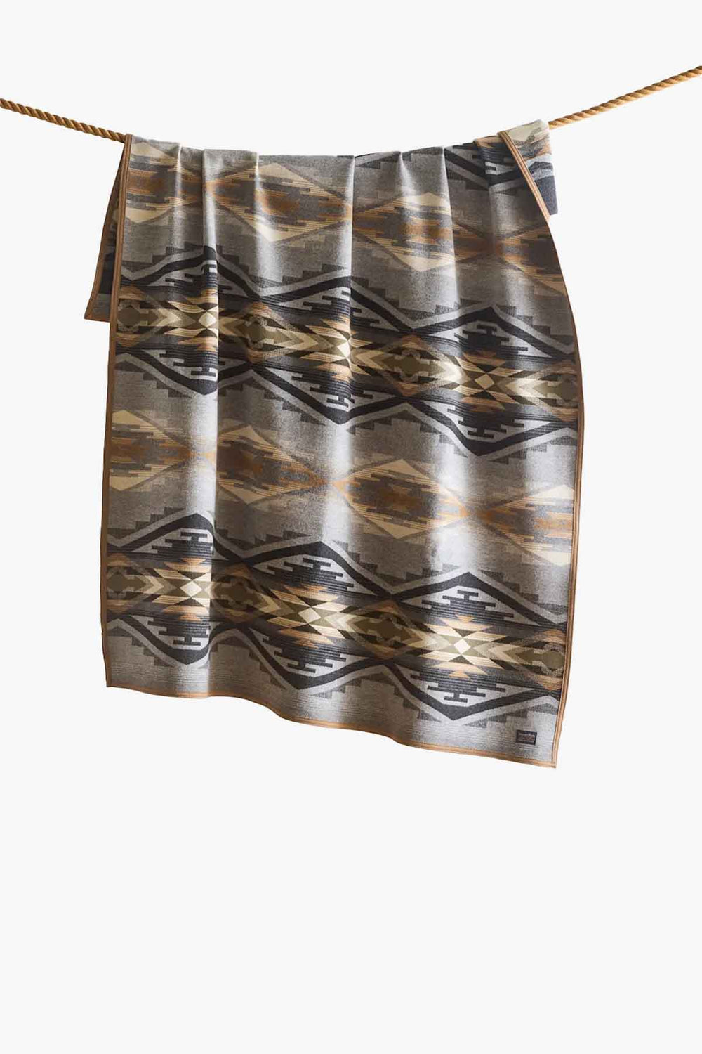 Jacquard Unnapped Wool Robe