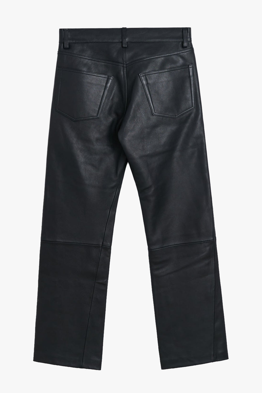 Straight Twist Leather Pant