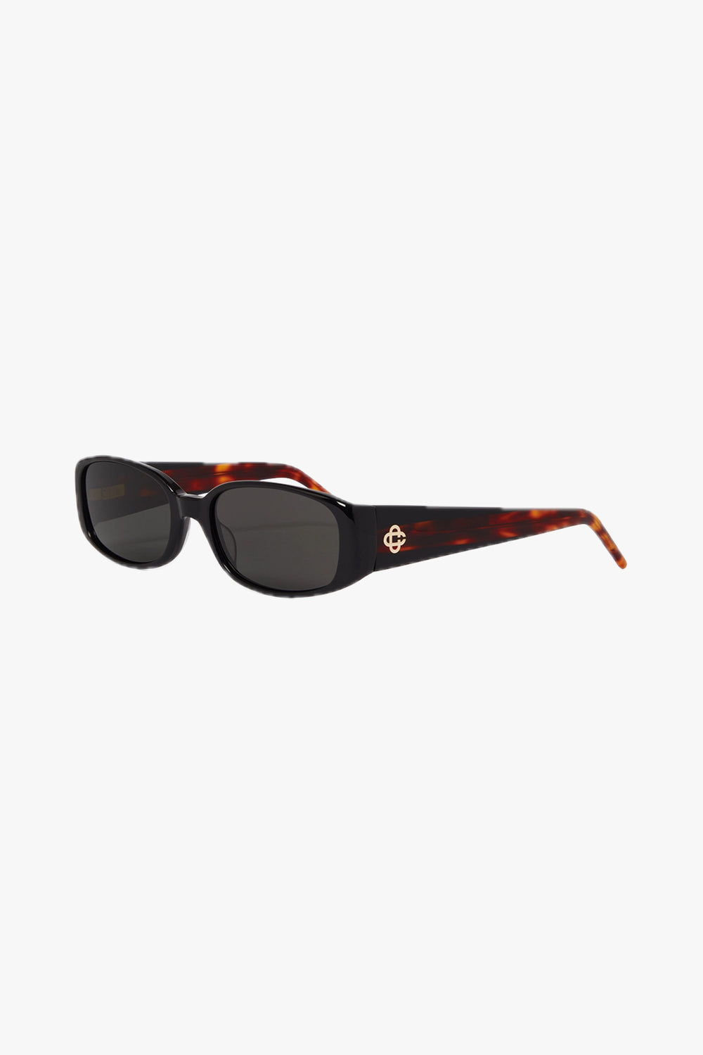 Oval Stripe Acetate Sunglasses