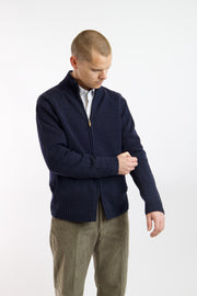 Full Zip Wool Sweater