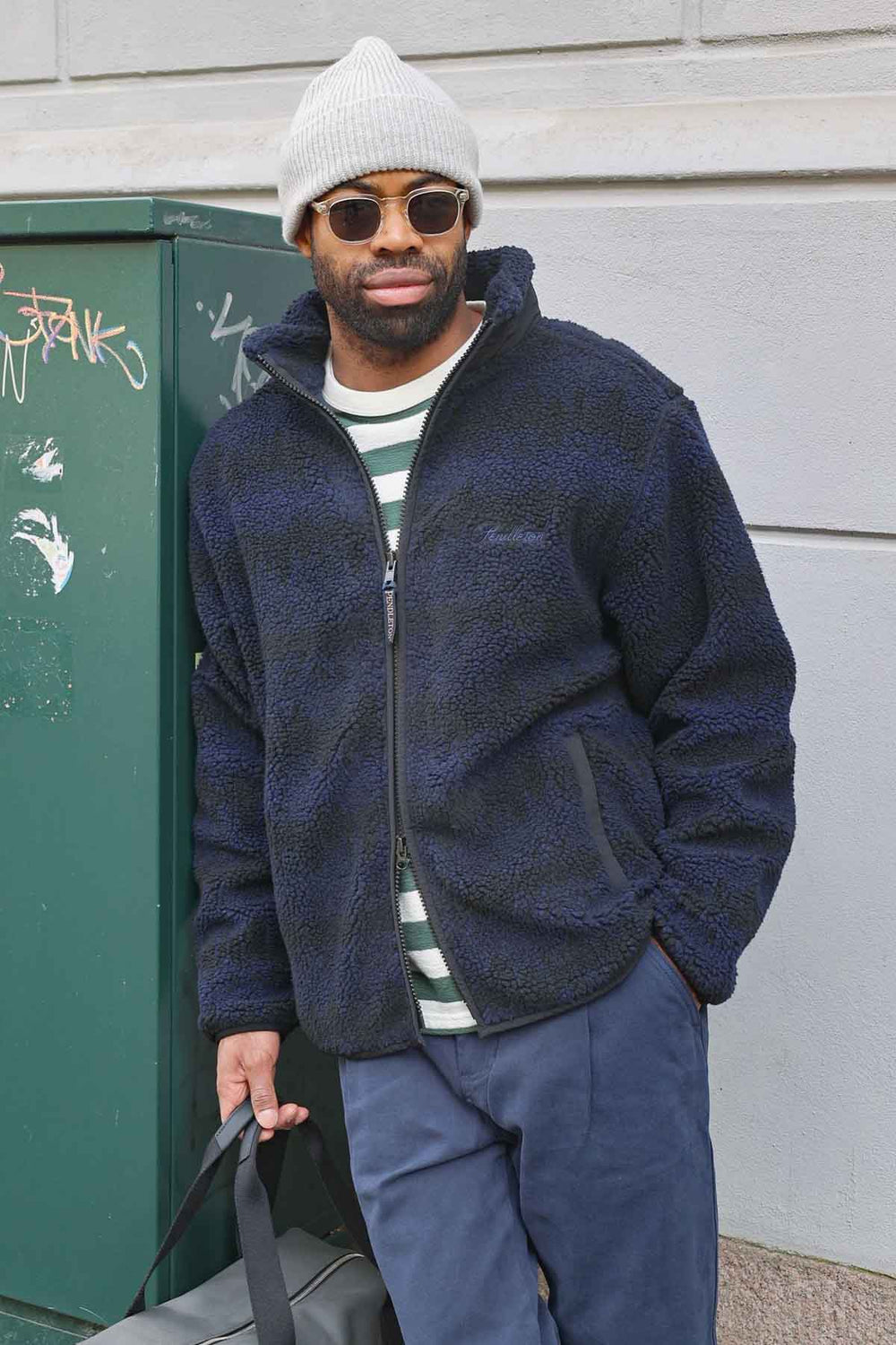 Jacquard Full Zip Fleece