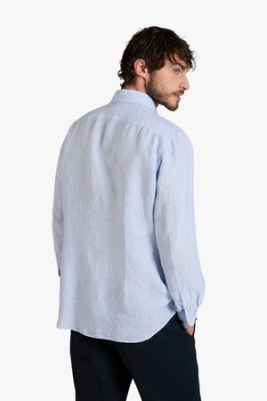 Pinstripe Linen Shirt